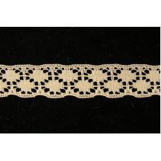 .75 Inch Flat Lace Trim, Natural (500 Yards FULL SPOOL) MADE IN USA
